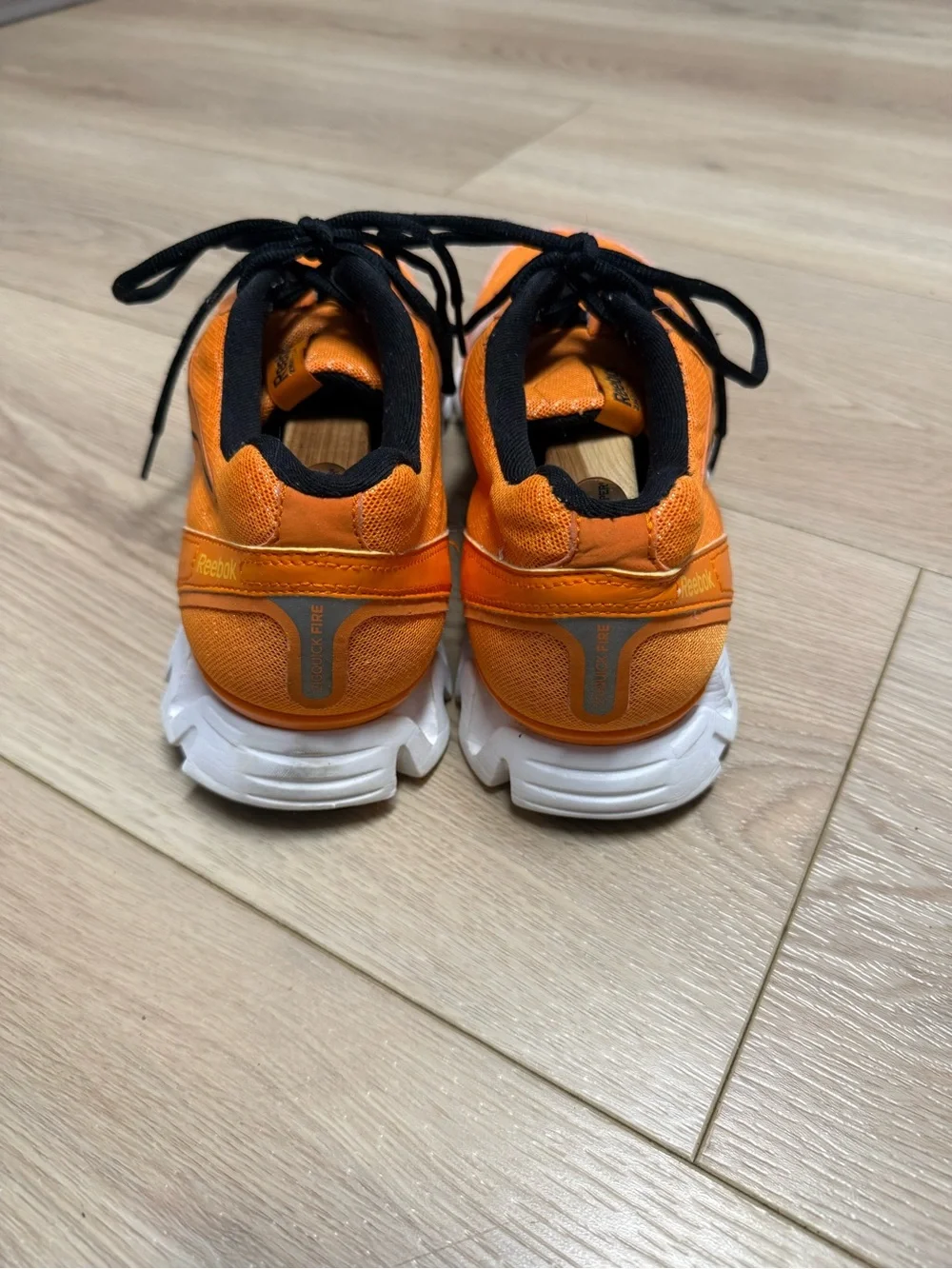 Reebok 3D FuseFrame running shoes in orange with black accents Men’s Size 10